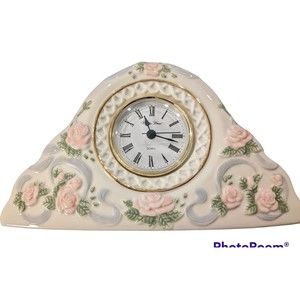 Princess House Rose Garden Exclusive Mantle clock